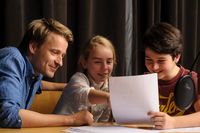 Max von Pufendorf, Sophie Luise Werner und Hazim Mahouk  