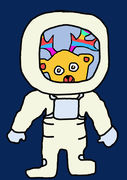 Der Hirschteddy würde auch gern mal zum Mars fliegen...